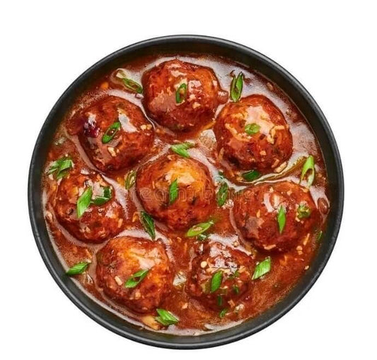 TAZÓN DE KEEMA CON SALSA MANCHURIANA