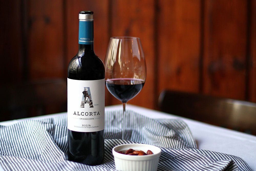 TINTO ALCORTA AUDAZ-CRIANZA (TEMPRANILLO, RIOJA).